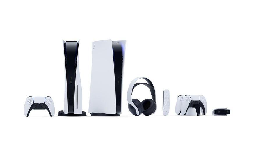 Así es la PlayStation5: vertical, blanca y negra y con mando DualSense