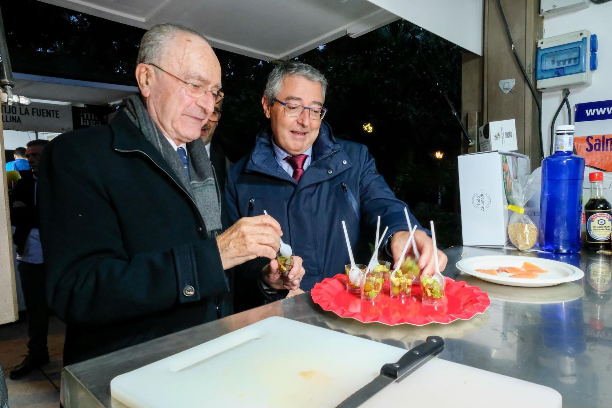 Inauguración de la Feria Sabor a Málaga en el Paseo del Parque