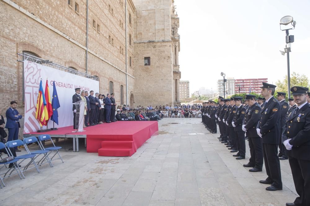 Acto del día de la Unidad de la Policía Nacional adscrita a la Comunitat Valenciana