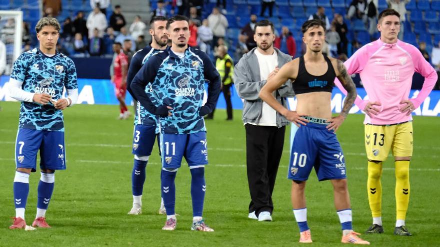 El Málaga CF, en el vagón que elude por un punto el descenso