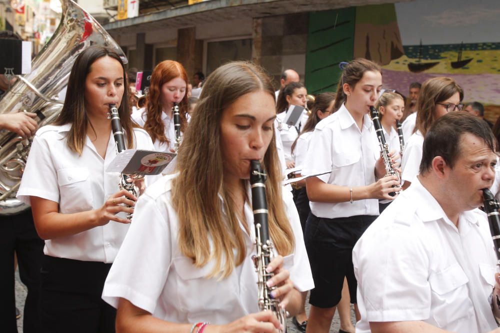 LA VALL D'ALBAIDA // ONTINYENT, ENTRADA DE BANDAS DE MUSICA EN LAS FIESTAS DE "MOROS I CRISTIANS". 23/08/2018