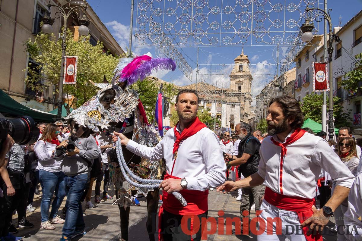 Recorrido Caballos del Vino día dos de mayo en Caravaca