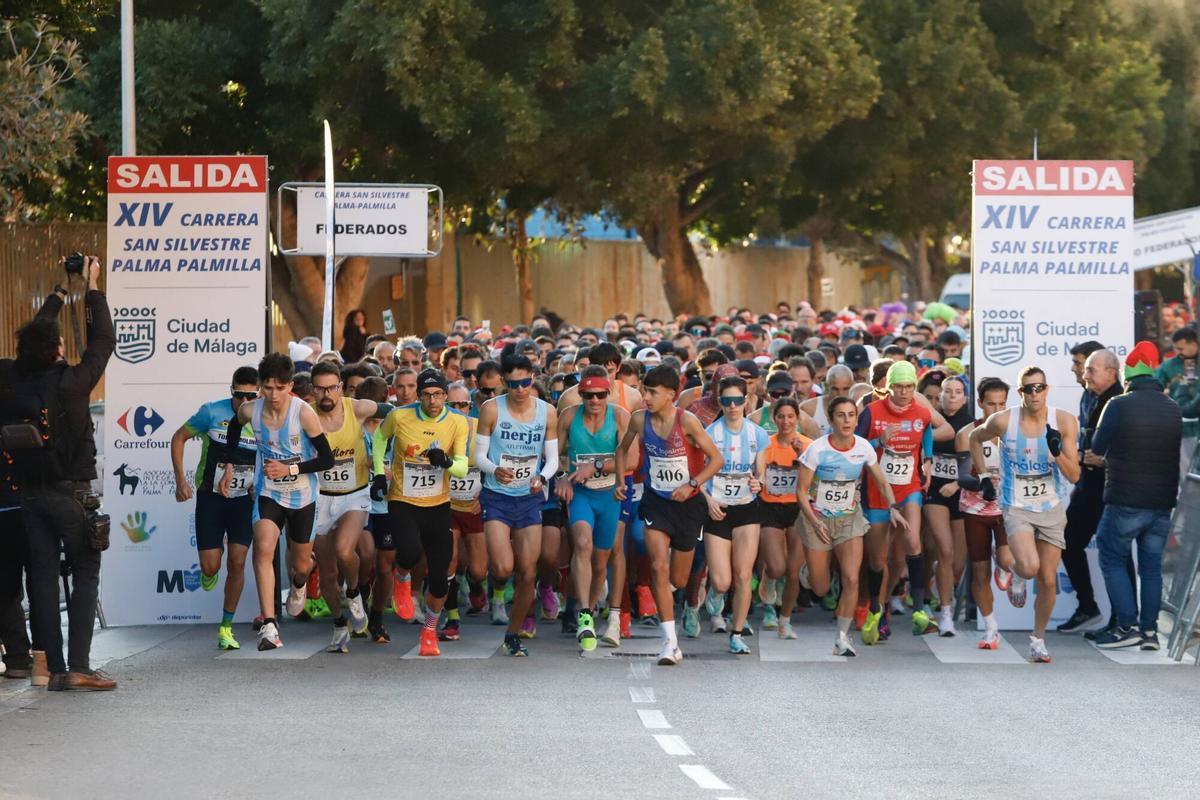 Celebración de la carrera popular de la San Silvestre de la Palma Palmilla