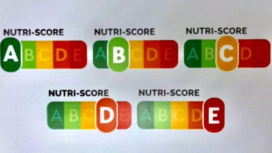 Los alimentos se clasificarán en cinco colores según su calidad nutricional