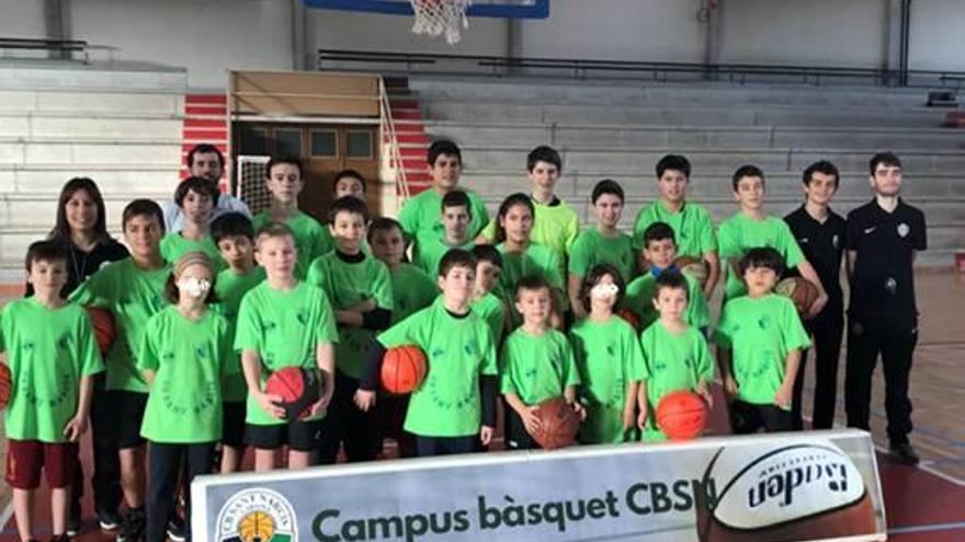 Bàsquet Èxit del campus de Nadal del Sant Narcís