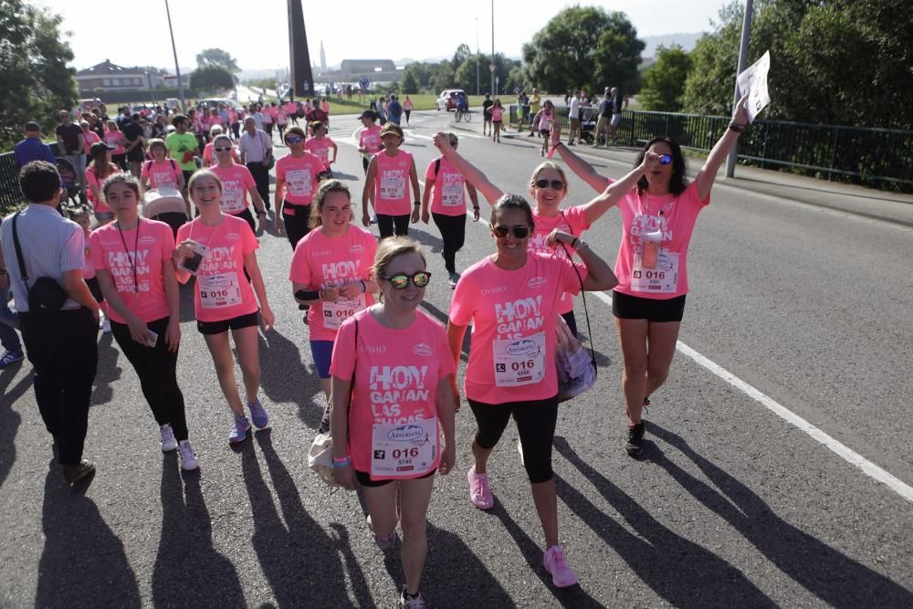 Carrera de la mujer en la zona este de Gijón.