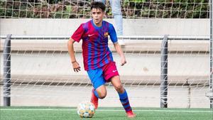 Así juega Arnau Pradas, extremo del Cadete A del Barça