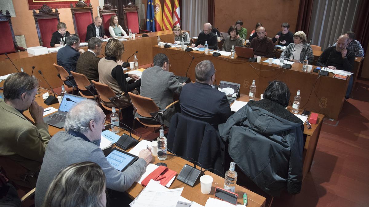 Imatge d'arxiu del plenari de l'Ajuntament de Manresa