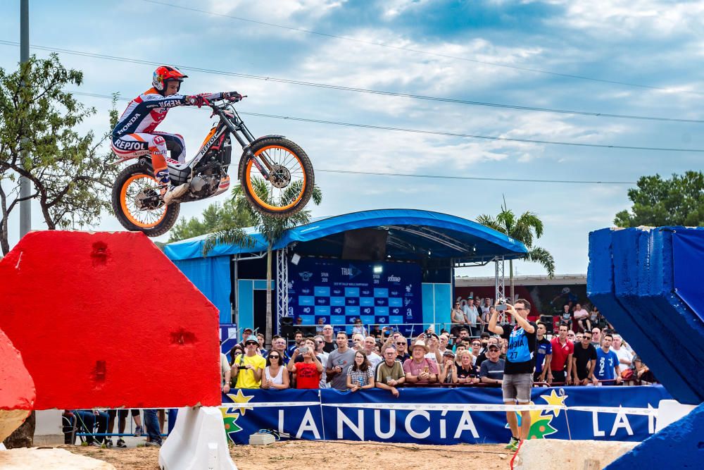 Bou se luce en el Mundial de Trial de La Nucía.