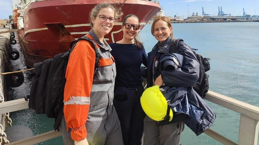 Inspectoras de seguridad de la Capitanía Marítima de Las Palmas