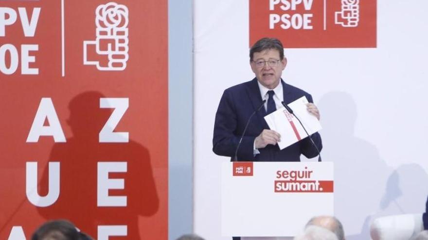 Puig, durante la presentación del programa electoral.