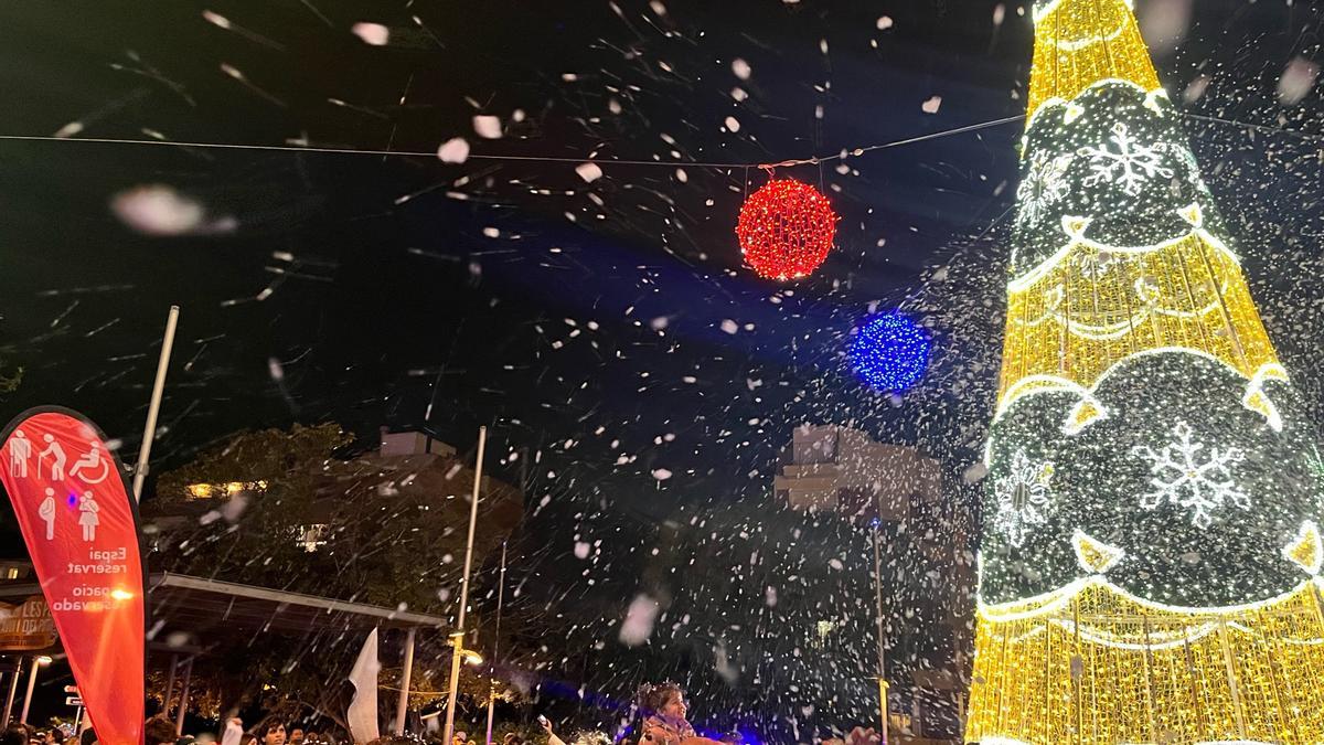 Encendido de las luces de Navidad en Santa Coloma de Gramenet