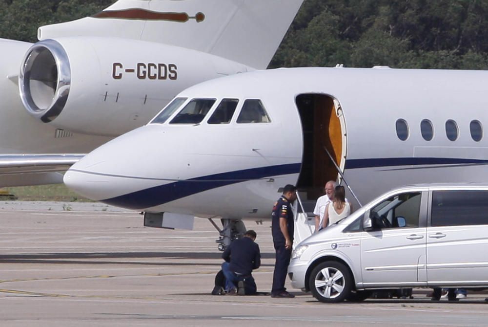 El propietari de Red Bull aterra a l'aeroport de Girona