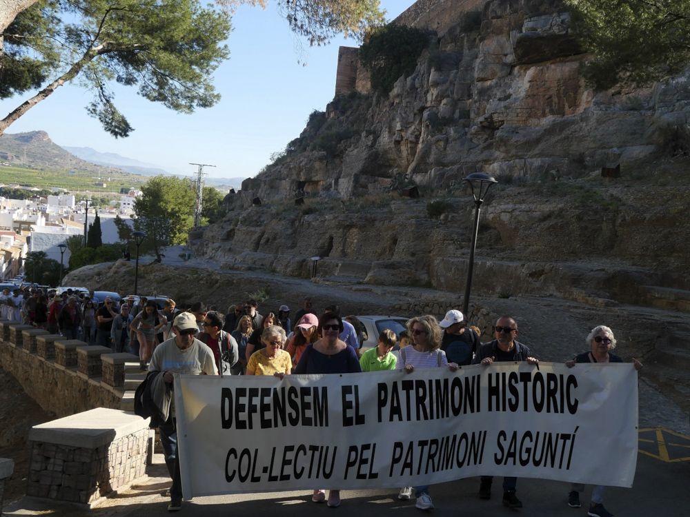 Movilización por una mayor inversión en el Castillo de Sagunt