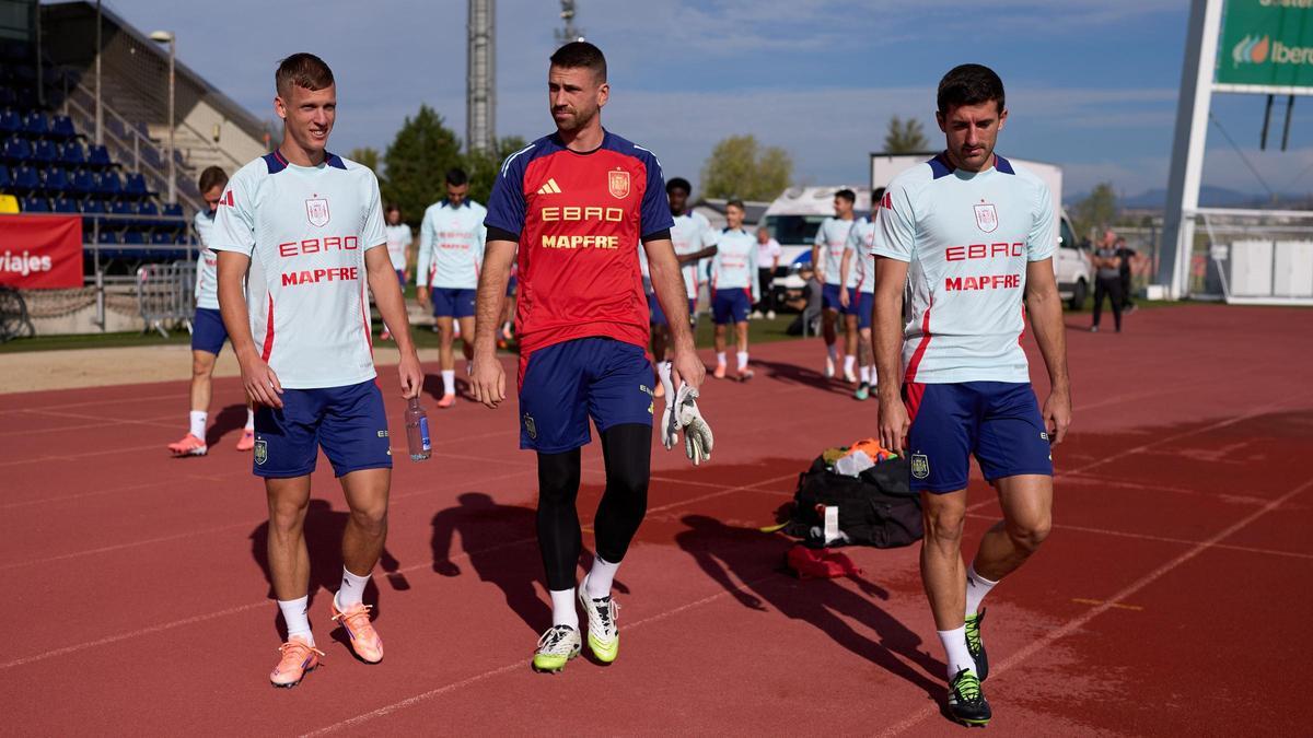 Alerta Barça: Dani Olmo, lesionado en el entrenamiento de España