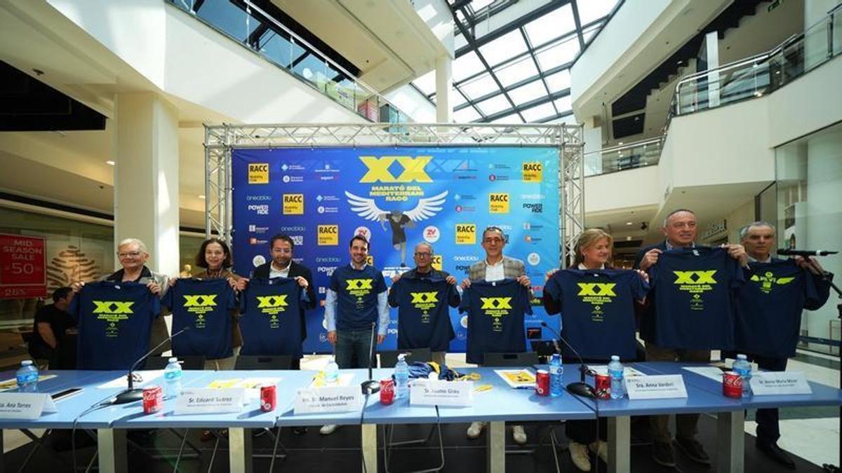 Presentación de la 20ª Maratón del Mediterráneo de Castelldefels.