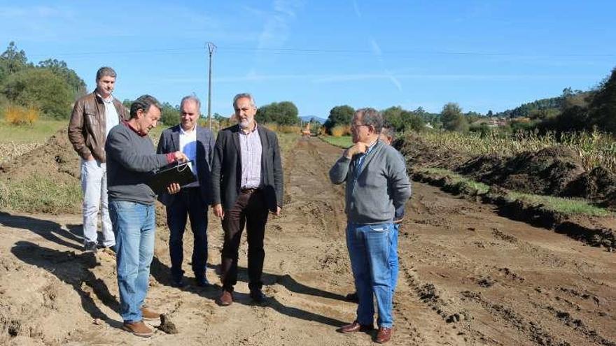 Estévez y Cores Tourís, en las obras. // FdV