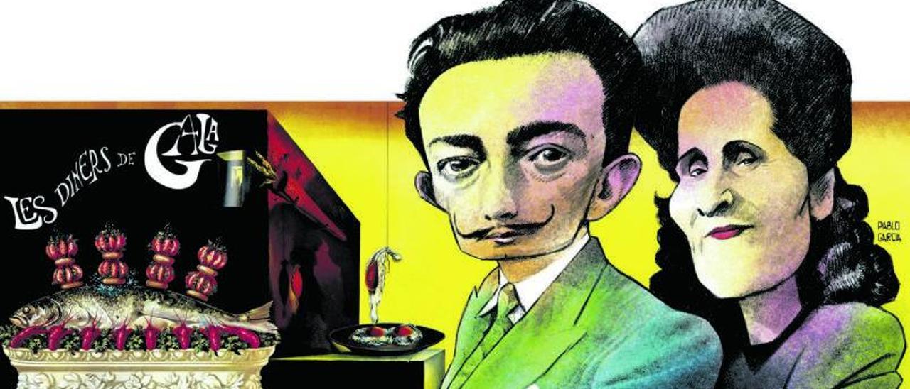 En la mesa con Dalí