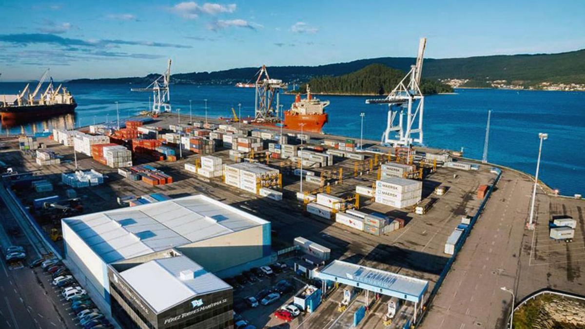 Terminal de contenedores, donde se estrenará este novedosos sistema.