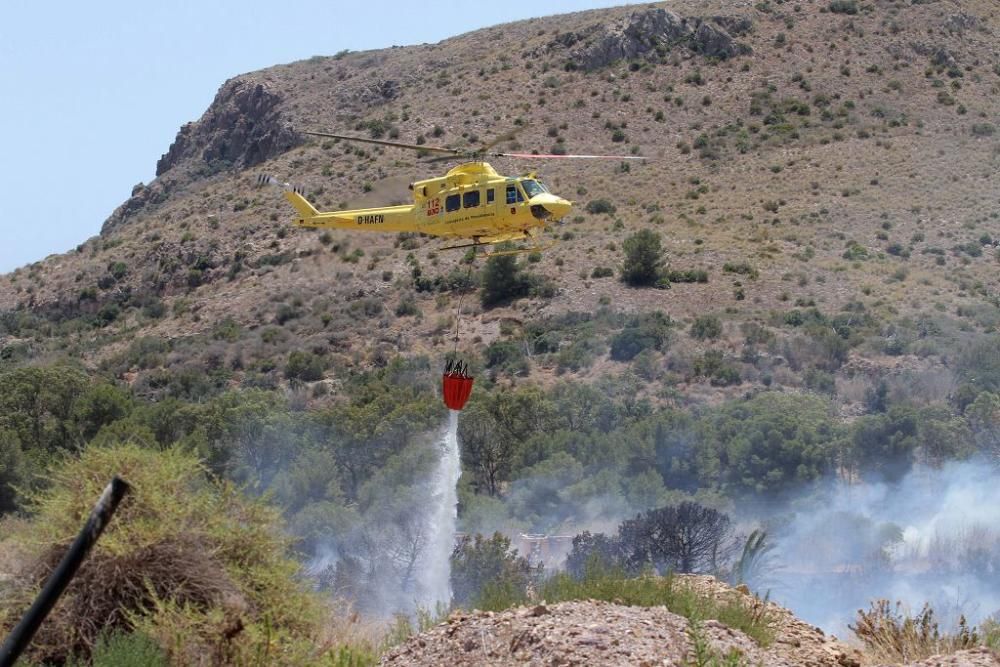 Incendio en Portman