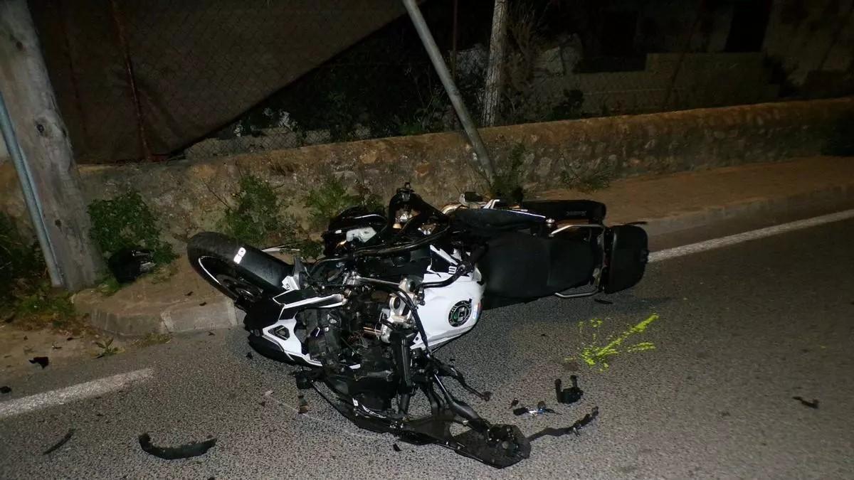 Der Mann wurde von seinem Motorrad geschleudert.