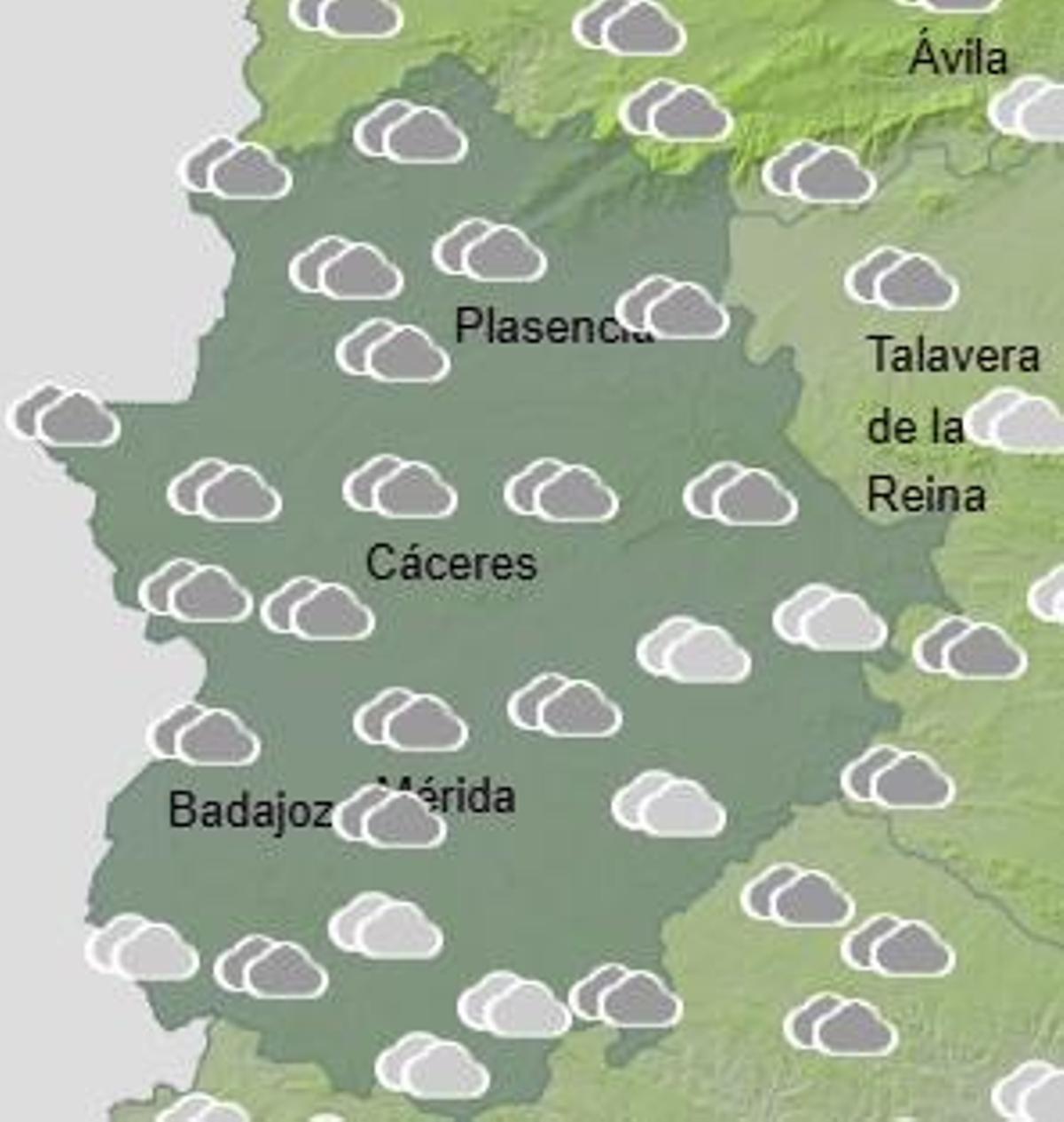 Previsión meteorológica para el domingo 23
