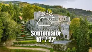 El tiempo en Soutomaior: previsión meteorológica para hoy, viernes 31 de mayo