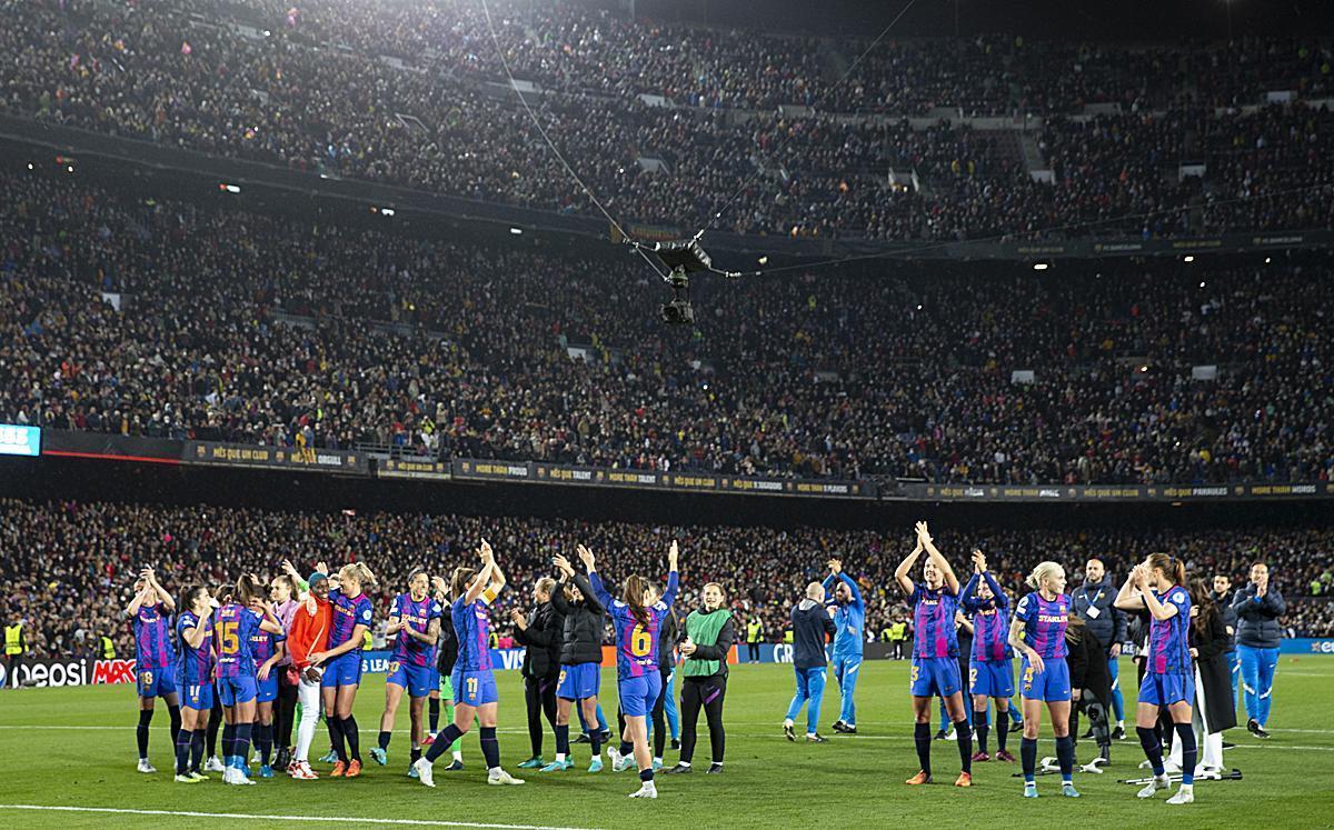 30/3/2022. El Barça-Madrid femenino, récord mundial de asistencia con 91.553 aficionados