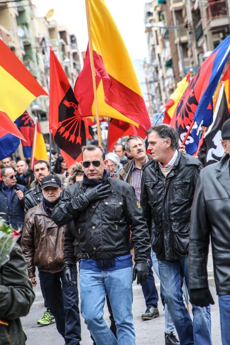 La Falange, en la manifestación en Callosa