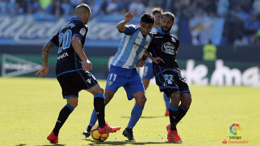 Uno por uno del Málaga - Deportivo