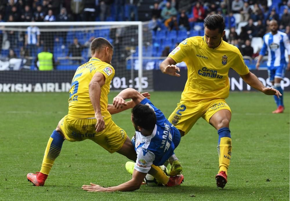 El Dépor empata ante Las Palmas en Riazor