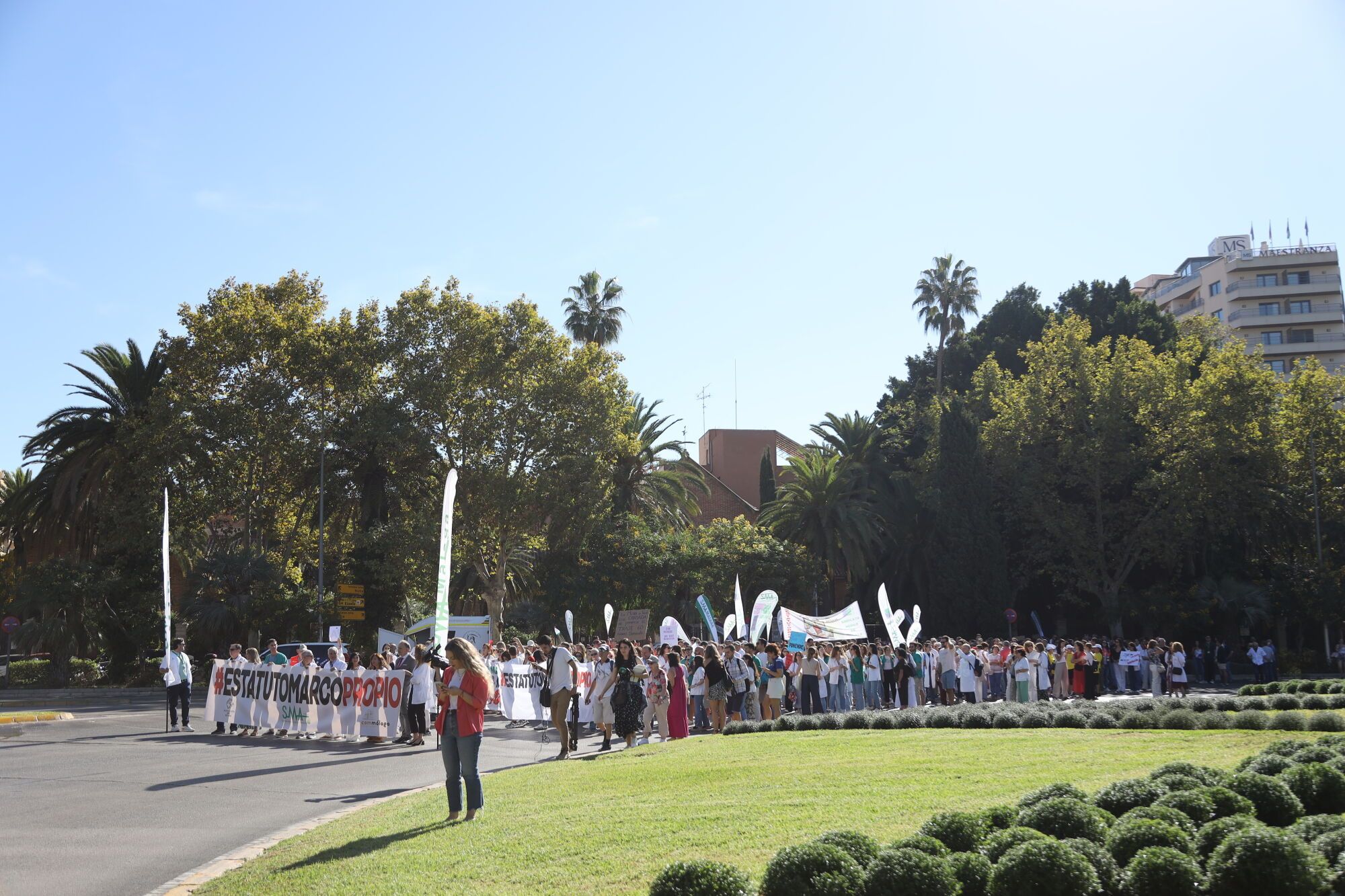 MLG 03-10-2025 Manifestación de la sanidad pública en Málaga.