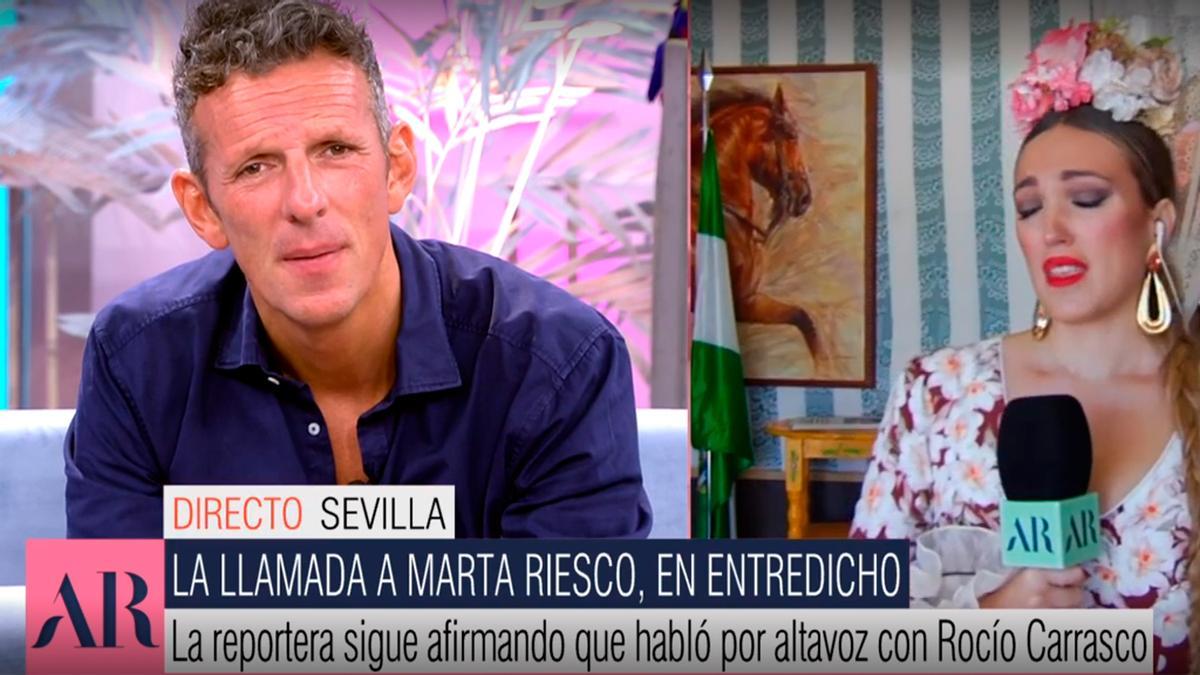 Marta Riesco se rompe en El programa de Ana Rosa: &quot;No soy una mala persona, nunca me inventaría esta información bajo ningún concepto&quot;