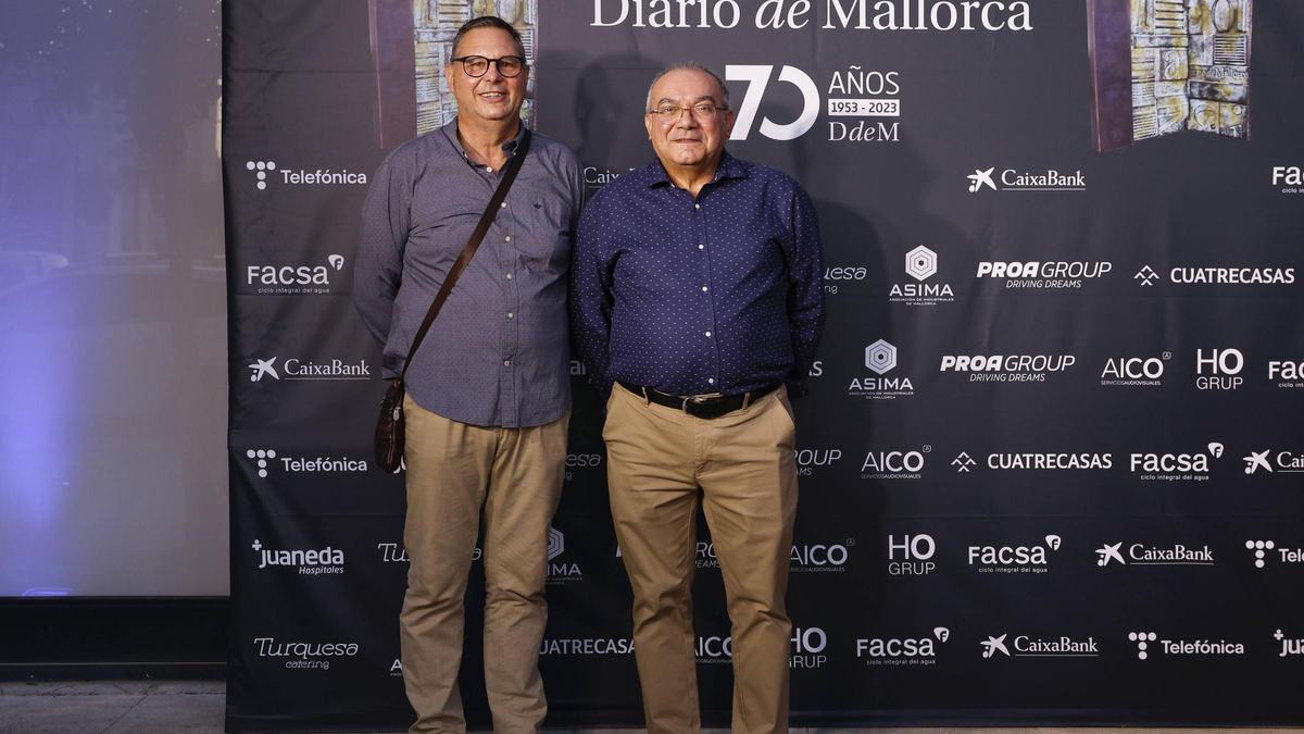 Miquel Adrover y Josep Capó, periodistas.