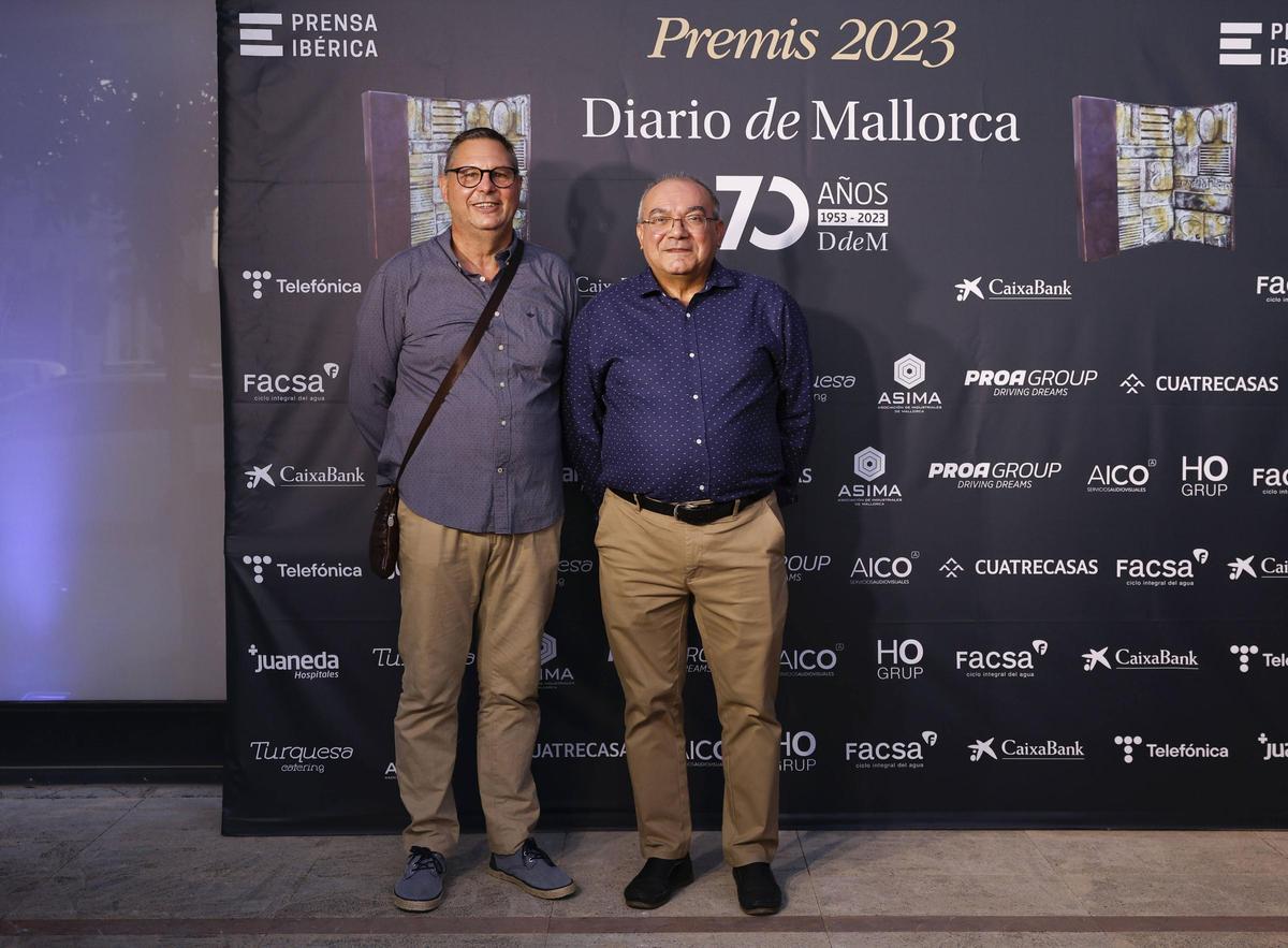 Miquel Adrover y Josep Capó, periodistas.