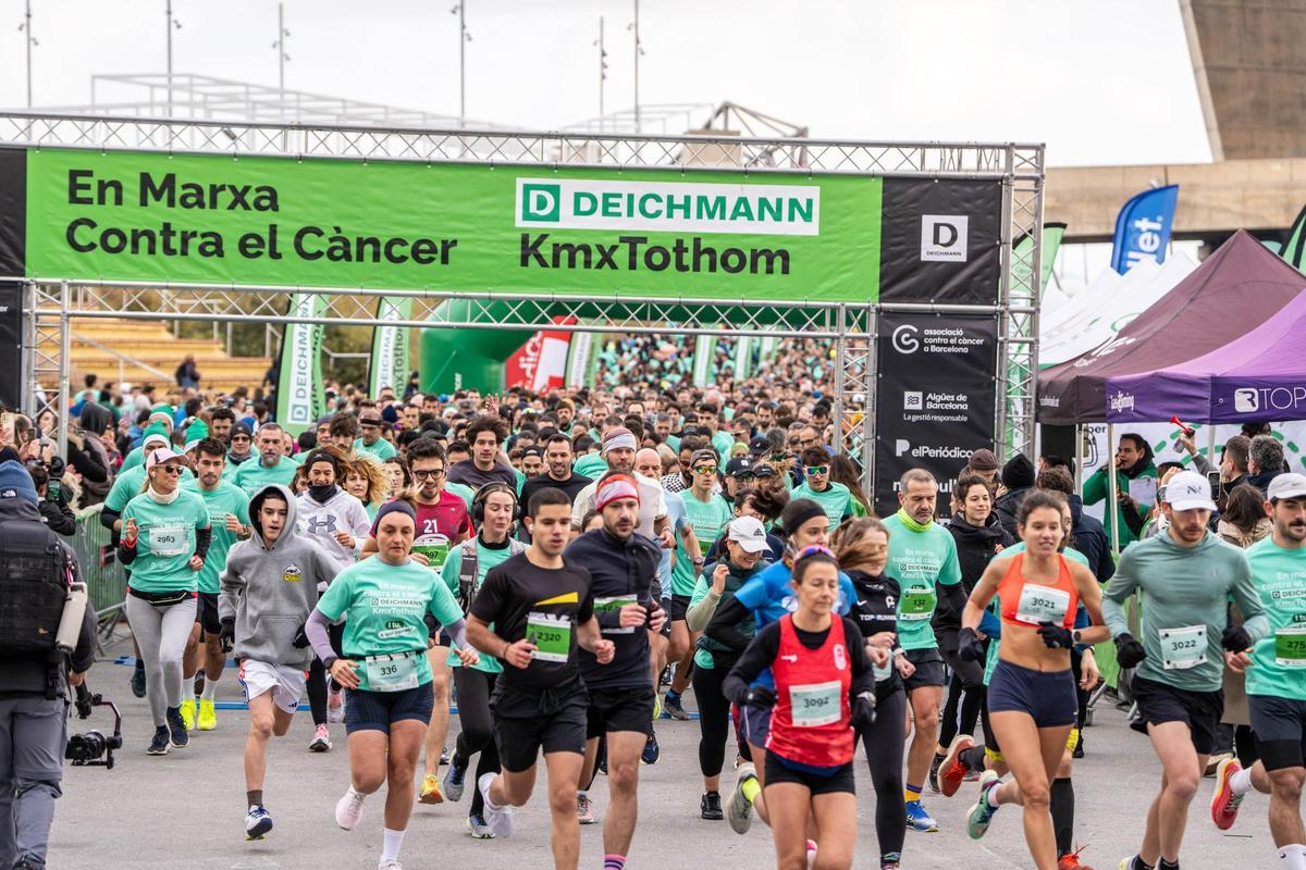 8a edición de la Cursa Solidària 'Barcelona en marxa contra el càncer'