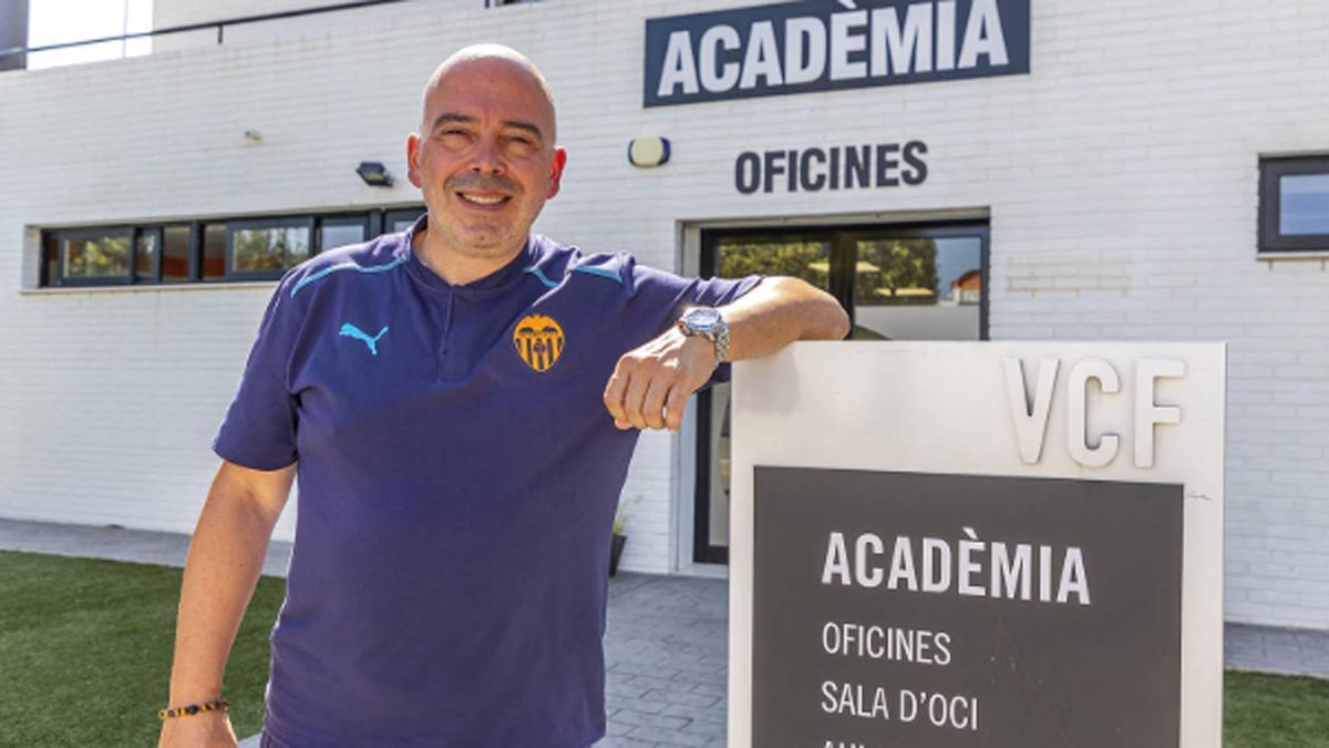 Marco Otero, en su etapa en la Academia