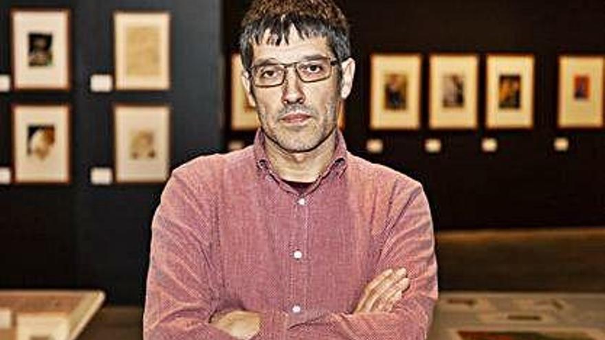 Josetxo Cerdán en el Museo Etnográfico.