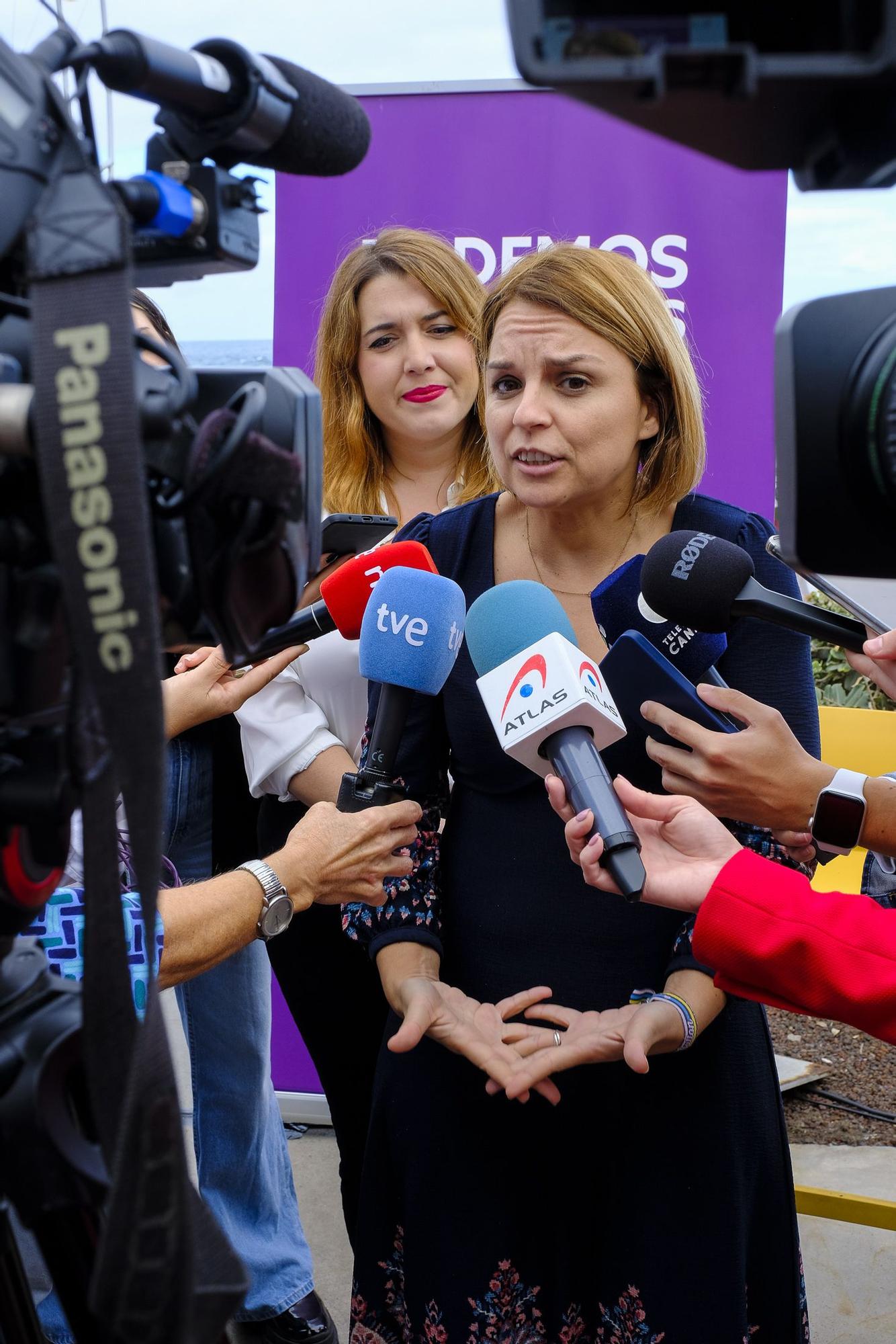 Presentación en Las Palmas de Gran Canaria de las candidaturas de Podemos