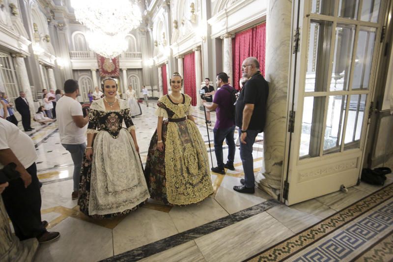 Ensayo de las cortes de honor para el día de la Proclamación