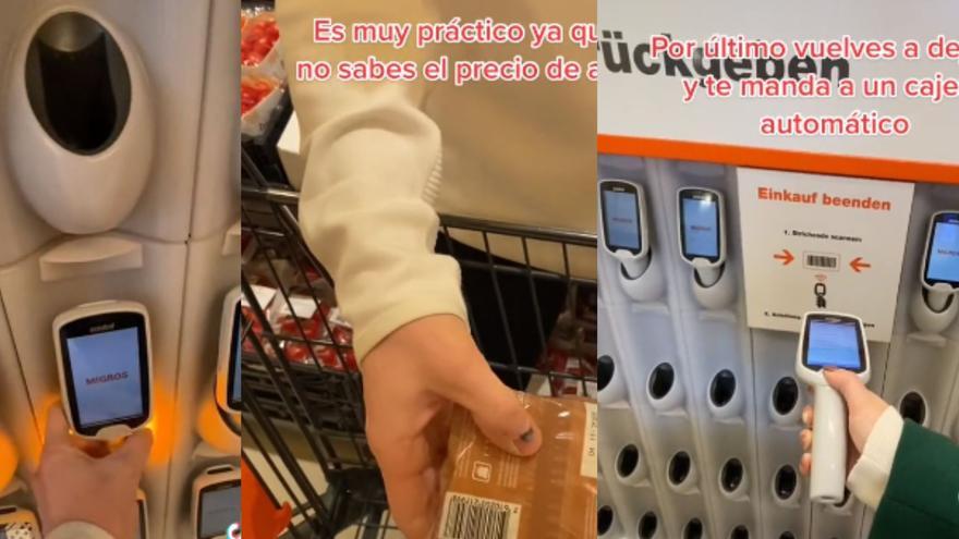 Un joven alucina en TikTok con un supermercado de Suiza: “Rápido, sencillo y sin colas”