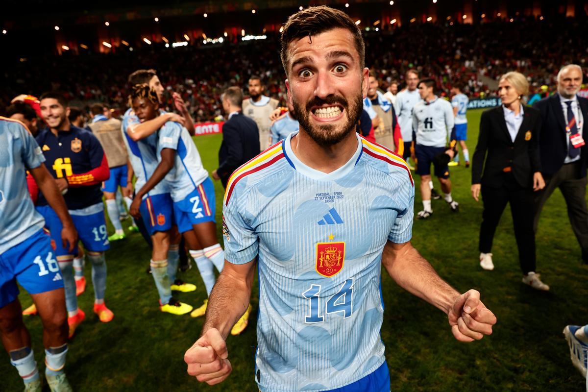 Gayà en una convocatoria con la Selección Española