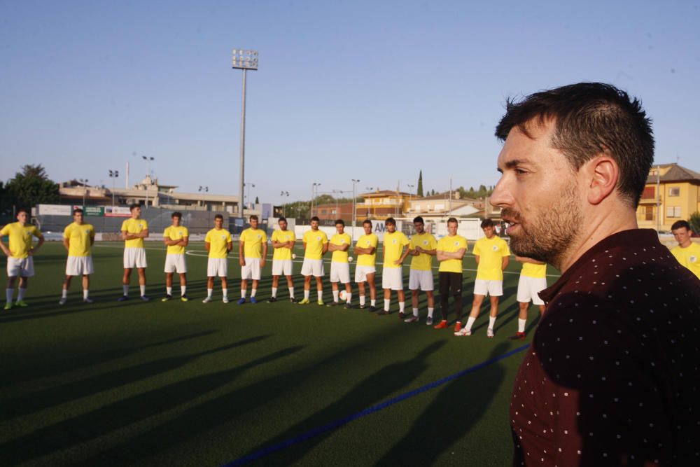 Primer entrenament del Banyoles de la pretemporada