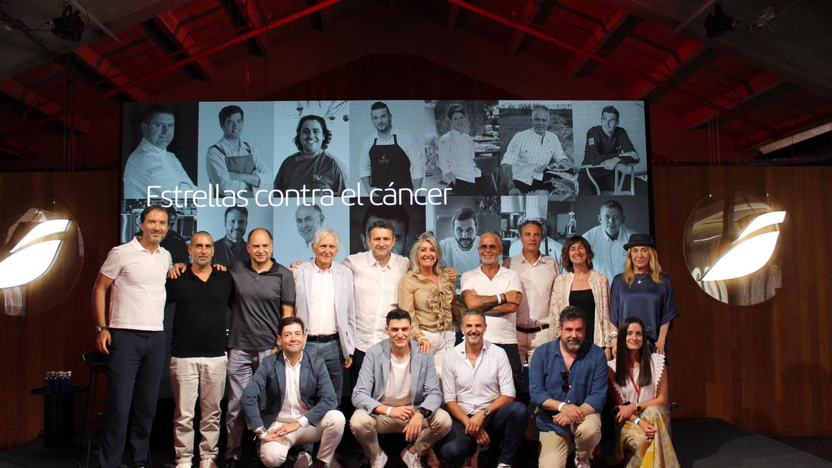 Participantes en la presentación de Estrellas contra el Cáncer en Madrid