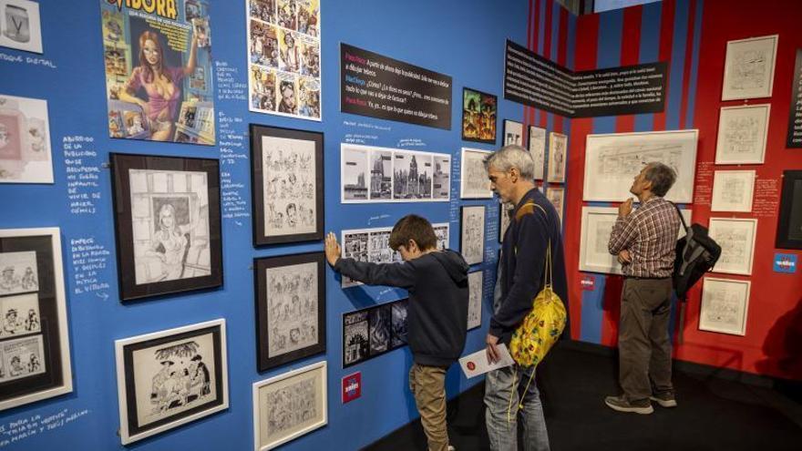 Una exposición repasa la trayectoria de Paco Roca en Zaragoza