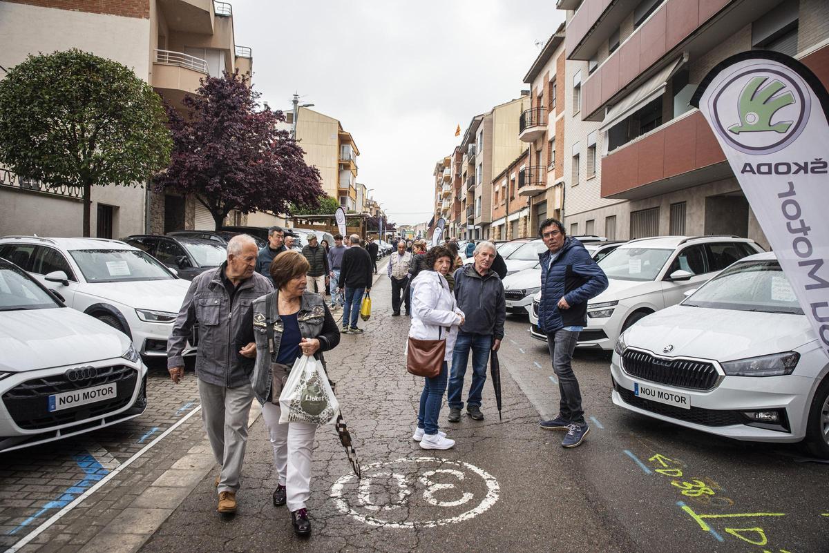 El Passeig Diagonal concentra els expositors relacionats amb l’automoció | Arxiu/Oscar Bayona