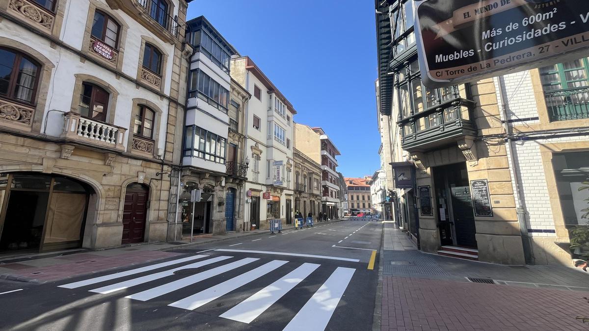 Vista de la calle Balbín Busto.
