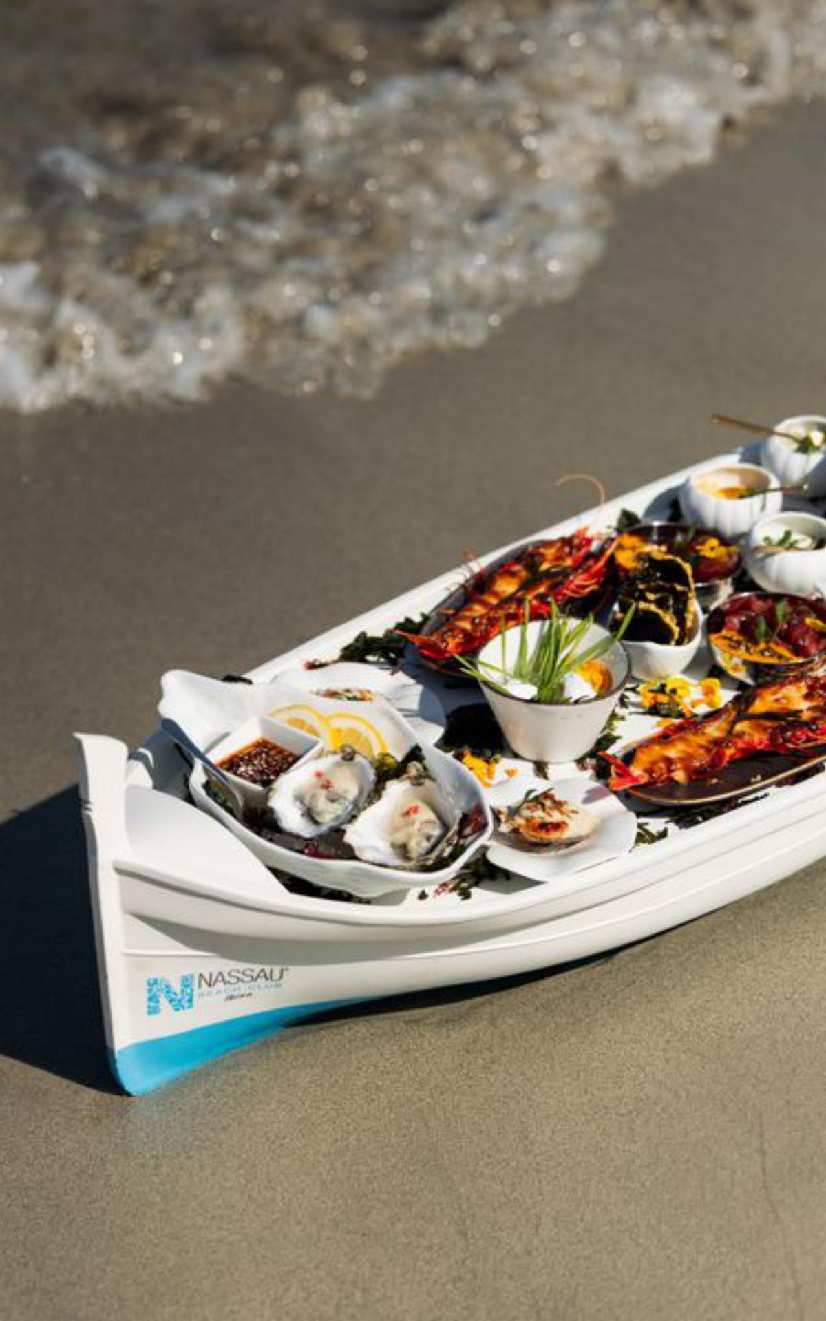 Increíbles mariscos y productos del mar.