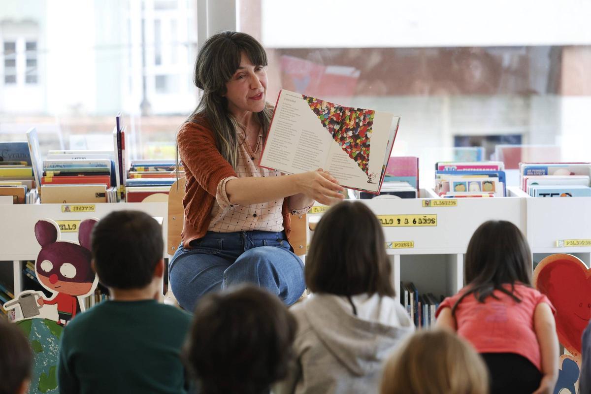 Actividad literaria para niños y niños.