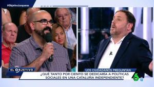 Vídeo del programa de La Sexta ’El objetivo’ amb Oriol Junqueras de convidat.